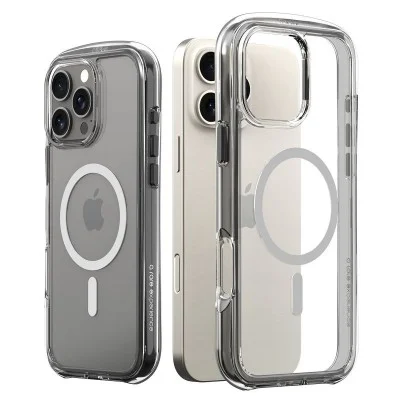 Cover Iphone 16 Pro Max Duple Air Magsafe Case Araree - Light Gray